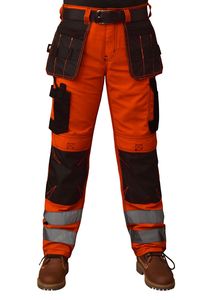 กางเกงทำงานผู้ชายแบบสะท้อนแสง รุ่น Hi Vis  ผ้าเนื้อนุ่ม ทนทาน หลายกระเป๋า ดูแลรักษาง่าย พร้อมแถบสะท้อนแสง - Product Image 4