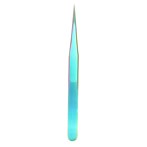 High Precision Anti-Static Multicolor Tweezers, Ultra Fine Pointed Tip Stainless Steel <b>Pick</b>-<b>up</b> <b>Tool</b> for Eyelash Extensions - Product Image 1