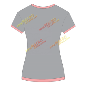 Camisetas baratas de alta calidad con impresión personalizada y cuello redondo para mujer, camisetas con logotipo para mujer, camisetas de mezcla de algodón - Product Image 6