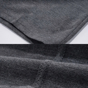 Shorts Bermuda en Coton Uni pour Homme avec Cordon de Serrage à la Taille, Décontractés, Taille Mi-Haute, Respirants, en Tissu Tricoté - Product Image 6
