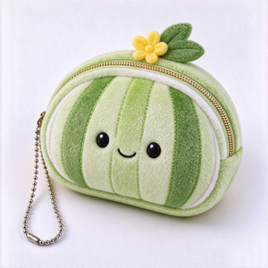 Coussin en peluche personnalisé en forme de pastèque mignonne avec fleur sur le dessus, jouet en peluche doux pour enfants de 3 ans et plus, unisexe, 11CM-30CM - Product Image 3