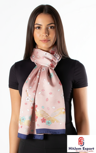 Premium Square Scarves Custom Digital <b>Print</b> Lightweight Fabric Elegant Fashion <b>Accessories</b> for Women - Product Image 4