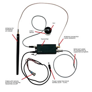 Détecteur de poissons sans fil avec portée de 300 m et écran LCD anti-reflet 512 couleurs |   Batterie rechargeable intégrée pour bateau et pêche sur glace (OEM) - Product Image 5