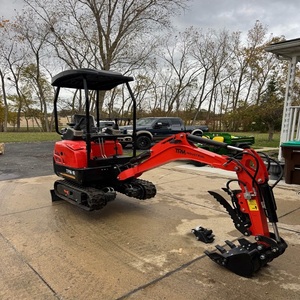 รถขุดขนาดเล็ก EPA/EURO 5 เครื่องยนต์ Kubota 2 ตัน 1 ตัน 1.7 ตัน รถขุดแบบมีห้องโดยสาร ลด 5% สำหรับขาย - Product Image 1