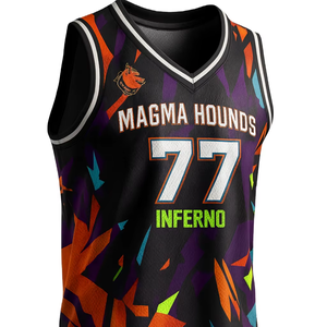 Camiseta de baloncesto personalizada Pro-Style para hombre, camiseta sin mangas de malla sublimada antiarrugas para equipo - Product Image 1