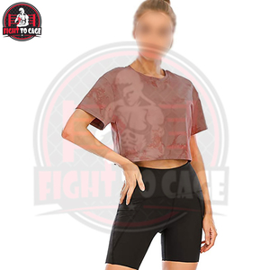 Top Corto Casual de Moda 2026 con Lavado Ácido para Mujer, de Algodón y Spandex Elástico, Transpirable, Ecológico, para Entrenamiento, Venta al por Mayor OEM, Tie-Dye - Product Image 2
