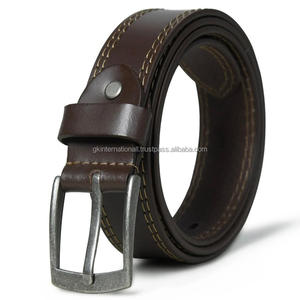 เข็มขัดหนังลำลองสำหรับผู้ชายแฟชั่นคลาสสิกปรับแต่งได้เข็มขัดโลหะหัวเข็มขัดหนังแท้เข็มขัดผู้ชายและอุปกรณ์เสริม - Product Image 3