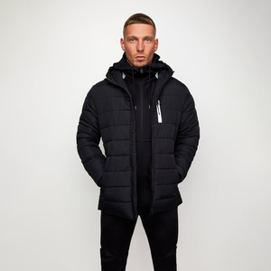 Chaqueta de Plumón Personalizada para Hombre, Diseño de Alta Gama, Invierno, Chaqueta Acolchada Gruesa de Poliéster con Capucha - Product Image 3