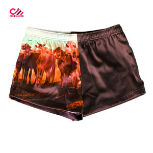 Pantalones Cortos Deportivos Personalizados de Talla Grande para Entrenamiento, de Secado Rápido, 100% Poliéster, con Bolsillos, Pantalones Cortos de Rugby de Alta Calidad con Estampado de la Liga de Rugby - Product Image 6
