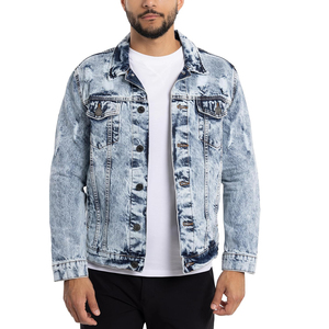 Vestes en jean personnalisées Tie and Dye pour hommes, vestes en jean vintage de marque, vestes coupe-vent à boutons pour femmes et hommes - Product Image 1