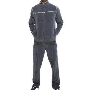 Vente en gros de survêtements de luxe personnalisés pour hommes, vêtements de sport de créateur lavés à l'acide, survêtements à capuche personnalisés, survêtement 2026 - Product Image 1