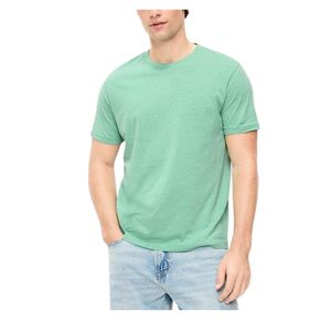 เสื้อยืดคอกลมแขนสั้นผู้ชาย แบบเรียบง่าย สวมใส่สบาย ระบายอากาศดี เหมาะสำหรับใส่ในชีวิตประจำวันช่วงฤดูร้อน รับผลิตแบบ OEM ตามสั่ง - Product Image 3