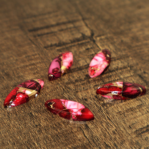 Piedra Preciosa Natural de Turquesa Cobre Rosa en Forma de Marquesa de 10x20mm, Piedra Suelta para Fabricación de Joyería, Venta al Por Mayor - Product Image 5