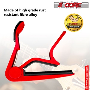 Capo de 5 clavijas para guitarra electroacústica, 4 piezas, clip Kapo de 6 cuerdas para banjo, mandolina, ukelele - Product Image 3