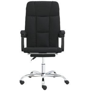 Chaise de bureau inclinable noire pour le gaming - Product Image 3