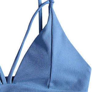 Vente flash : Ensemble bikini 2 pièces pour femme, idéal pour l'été, services OEM, logo sur le devant, respirant et séchage rapide. - Product Image 3