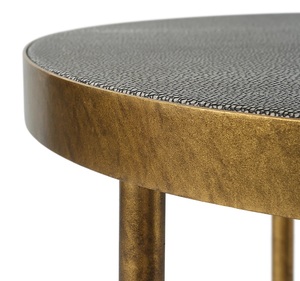 Elegant <b>Nesting</b> Bar <b>Tables</b> Dual <b>Round</b> Tops Space Saving Stackable Design Sturdy Frame Modern Accent Set for Living Room Decor - Product Image 3