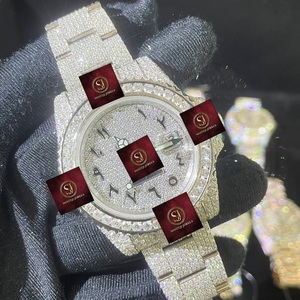 นาฬิกาข้อมือ Shreeji Jewels รุ่นหรูหรา สำหรับทุกเพศ สายสแตนเลส ประดับเพชร เครื่องจักรกลอัตโนมัติ กันน้ำ 3BAR พร้อมฟังก์ชั่นวันที่อัตโนมัติ - Product Image 2
