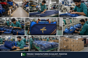 Sac de sport professionnel avec compartiment à chaussures, logo personnalisé, tissu polyester résistant, léger, pour l'entraînement physique et les voyages - Product Image 3