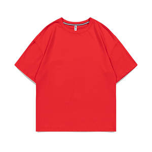 Camiseta OMMIZ de 180 g/m², Oversize, Hombros Caídos, Manga Tres Cuartos, Color Liso, 95% Algodón, 5% Elastano, Algodón Ice Porcelain - Product Image 3