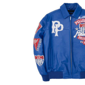 Hot Selling Men's Premium Winter Jacket Genuine Leather Windproof Waterproof Plain Dyed All Sizes Available - Product Image 5