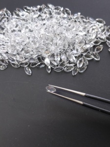 Topacio Blanco Natural, Corte Marquesa de 6x3MM, Gema Suelta de la Mejor Calidad, Certificada por Red Mountain Gems, para Joyería - Product Image 2