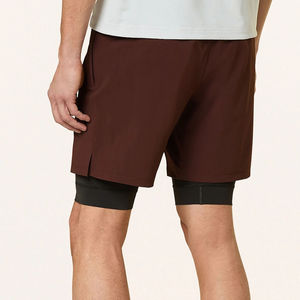 Pantalones Cortos Deportivos para Hombre de Alta Calidad, Transpirables, de Malla, para Tenis y Gimnasio, de Secado Rápido, Impermeables, Color Sólido, Precio al por Mayor - Product Image 3