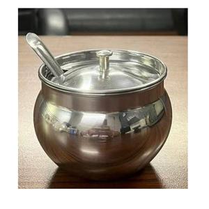 Ensemble élégant de récipients en laiton pour ghee, finition dorée, design haut de gamme, durable et idéal pour un usage quotidien dans toute cuisine - Product Image 3