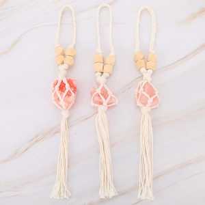 กระจกมองหลังเกลือหิมาลายันดิบทำด้วยมืออุปกรณ์ตกแต่งรถของขวัญสไตล์ความรักสำหรับตกแต่งบ้านของเธอแกะสลัก - Product Image 5