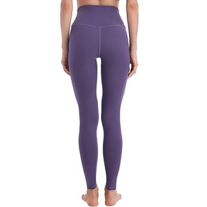 <b>Womens</b> Athletic <b>Leggings</b> High Waist Stretch Fabric Yoga Pants Lightweight Gym Fitness Workout Activewear Factory Direct Supply - Product Image 1
