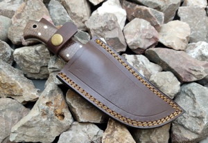 Couteau utilitaire de camping en acier inoxydable avec manche ergonomique pour la randonnée, la pêche, la survie et les activités de bushcraft - Product Image 3