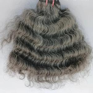 Paquetes de Cabello Indio Virgen sin Procesar de Grado 12A de Alta Calidad y Paquetes de Cabello Ondulado Profundo para Venta al por Mayor - Product Image 1
