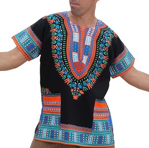 Breathable Oversized Embroidery Made Fancy Women <b>African</b> Dashiki T-<b>Shirts</b> Blouse Dress Modest Long Side Pockets Dashiki t <b>Shirts</b> - Product Image 2