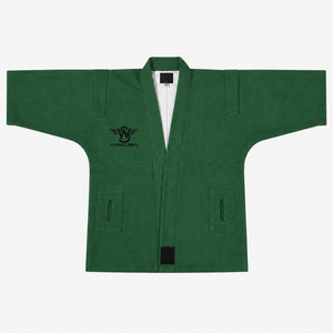 เสื้อแจ็คเก็ตสำหรับนักกีฬาซัมโบมืออาชีพ เสื้อแจ็คเก็ตซัมโบทนทาน ขายส่ง เสื้อผ้าโพลีเอสเตอร์ผสมคอตตอน แห้งเร็ว ระบายอากาศได้ดี - Product Image 6