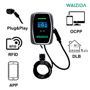 Borne de recharge murale pour véhicules électriques 7 kW avec équilibrage dynamique de la charge, Type 2, pour la recharge domestique en Europe - Product Image 6