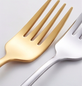 Ensemble de fourchettes multicolores faites à la main couverts polis miroir en acier inoxydable couverts élégants ustensiles de cuisine ensemble de table de service alimentaire - Product Image 2