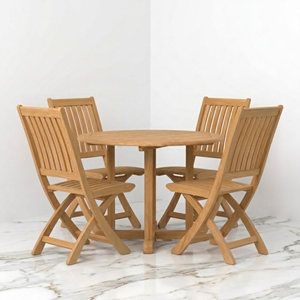 Chaise de plage pliante en teck, minimaliste, portable, avec dossier à lattes courbées et cadre à pieds droits, vente en gros, directement de l'usine, OEM ODM - Product Image 6