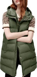 Blouson matelassé respirant tendance pour femme automne/hiver, personnalisable avec logo, en cuir de mouton, doublure en nylon, tissu toile, col montant - Product Image 2