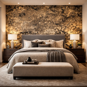 Plaque de placage en pierre translucide noire K, finition à lueur foncée intense pour murs et plafonds rétroéclairés, décoration moderne - Product Image 1