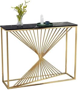 Modern Rectangular <b>Console</b> Cabinet Featuring Marble Top Stylish Furniture Solution For Hotel Lobby Interior Decoration Projects - Product Image 3