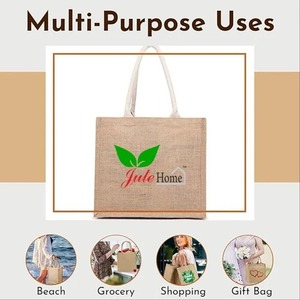 Sac fourre-tout promotionnel en gros avec tissu en toile durable, intérieur spacieux et personnalisation de la marque pour cadeaux d'entreprise - Product Image 4