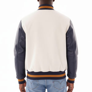 Chaquetas Varsity Personalizadas con Bordado, Modelo 2026, Superventas, Ecológicas, de Poliéster Revestido para Invierno, Cierre de un Solo Botón, Logotipo Frontal - Product Image 5