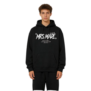 เสื้อฮู้ดดี้สไตล์วินเทจ ผ้าฝ้ายหนา 100% ทรงหลวมใส่สบายสำหรับผู้ชาย ไซส์ใหญ่ สตรีทแวร์ ไหล่ตก แบบสวมหัว - Product Image 1