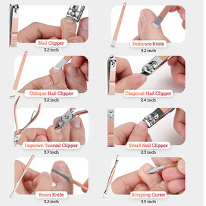 Professional Stainless Steel Nail Clipper Kit Manicure <b>Pedicure</b> <b>Set</b> Personal Care Nail Cutter Tools Wholesale - Product Image 5