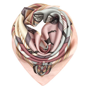 Silk <b>Scarf</b> Square Printed Fabric For Hair Styling Neck <b>Wrap</b> And Everyday Fashion Silk <b>Scarf</b> - Product Image 1