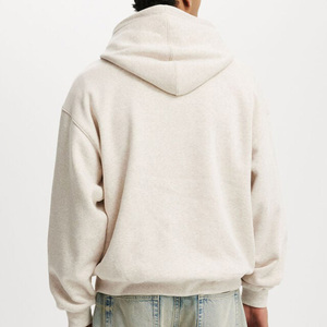 Sweat à capuche décontracté pour homme 100 % coton 500 g/m² coupe ample en maille française, polaire OEM à fort volume, séchage rapide et respirant pour l'hiver - Product Image 3