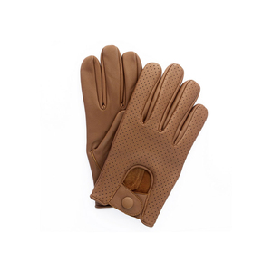 Unisex Customized Real Soft Leather <b>Driving</b> <b>Gloves</b> with Adjustable Wrist Strap High Quality Material All Seasons Protection - Product Image 1