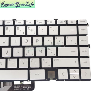 Clavier d'ordinateur portable de qualité industrielle argenté pour HP ENVY X360 série 13 avec rétroéclairage, garantie de 3 ans, personnalisable ODM - Product Image 2