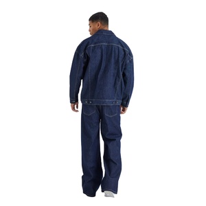 Pantalon baggy fit personnalisé pour hommes, pantalon en jean noir, nouveauté, coupe originale, pantalon de skate polaire pour grands garçons - Product Image 4