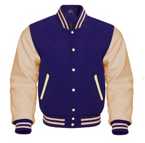 Top Custom Clothing Manufacturer Custom Made Design Wool Varsity <b>Jackets</b> Leather Sleeve Blank Men Varsity <b>Letterman</b> <b>Jackets</b> - Product Image 1